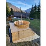 Ciubăr din lemn cu treaptă și podium A0004 - imagine 4