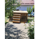 Ciubăr din lemn cu treaptă și podium A0004 - imagine 9