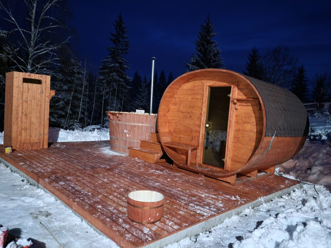 sauna din lemn